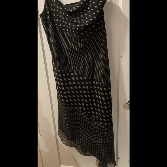 Urban outfitters black lined asymmetrical dress - Picture 3 of 3